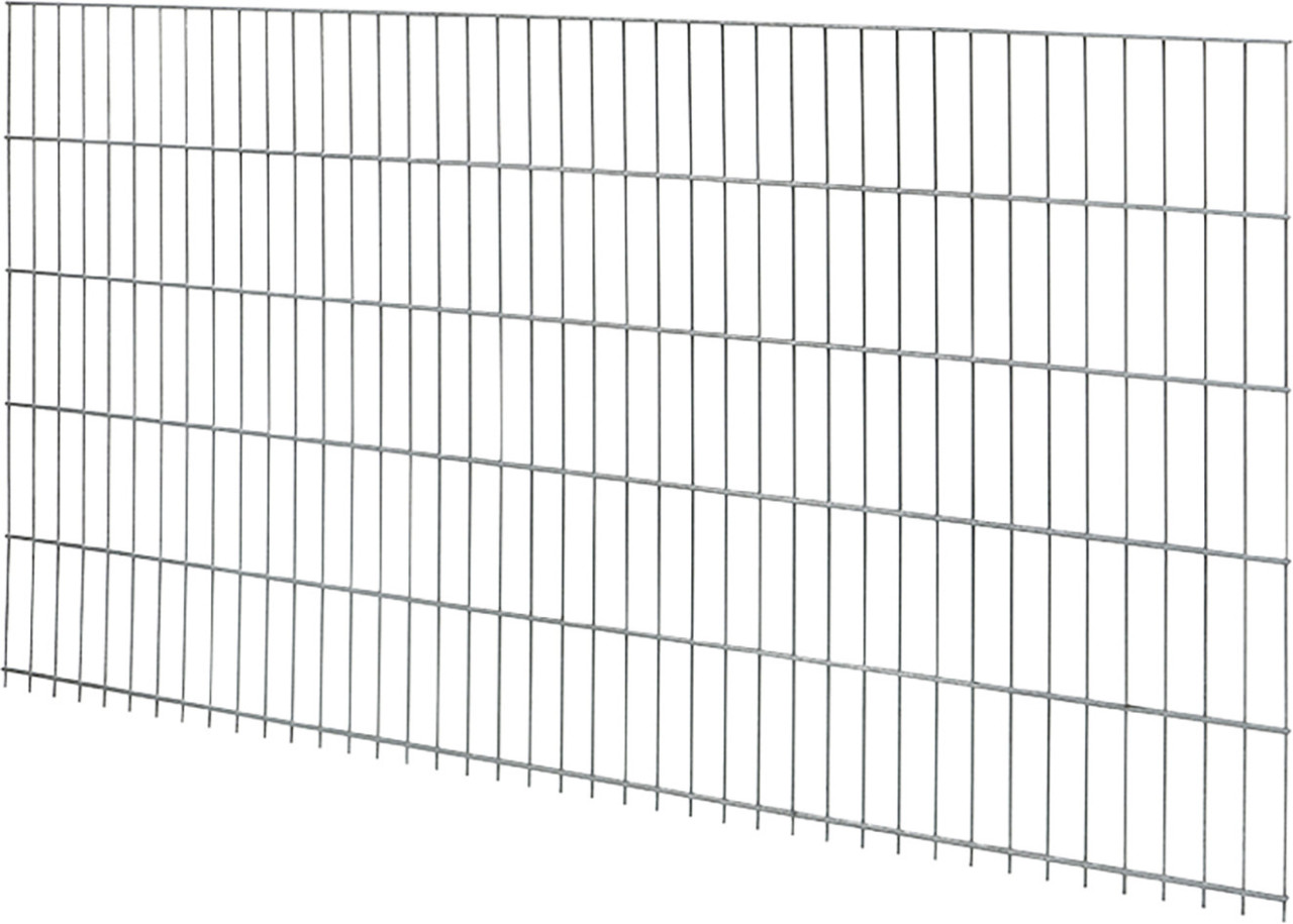 Floraworld Doppelstabmatte-Zaun Comfort 201 x 103 cm feuerverzinkt