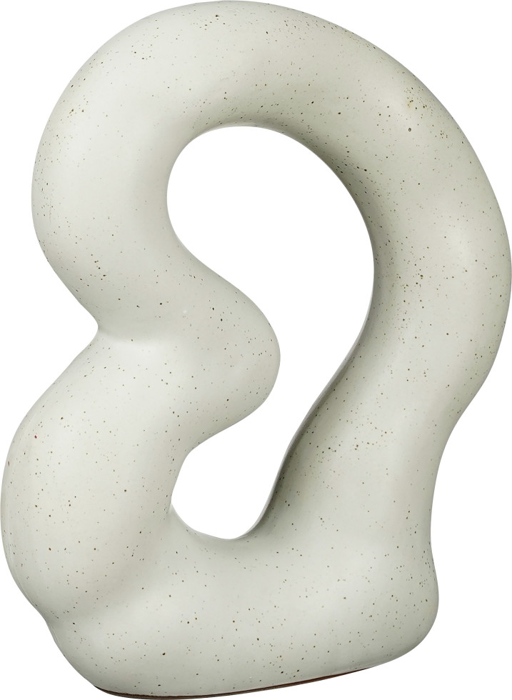 Mica Dekorationsfigur weiß Keramik 23 cm