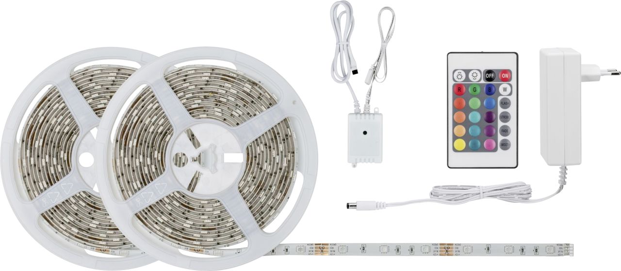Paulmann LED Stripe SimpLED Set weiß 10 m RGB