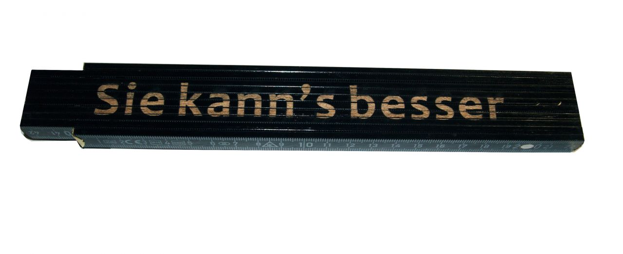 Zollstock Sie kann's besser 2 m schwarz