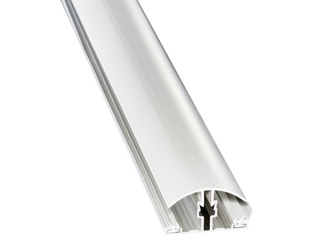 Gutta PVC Klemm-Verbindungsprofil 2500 mm weiß für 10, 16 mm Hohlkammerplatte