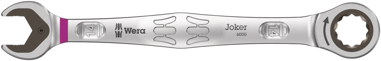 Wera Ring-Ratschen-Maulschlüssel 6000 Joker 14 mm