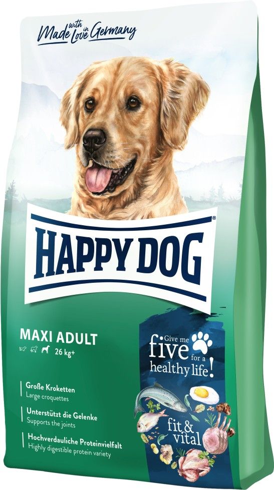 Happy Dog Fit & Vital Hundetrockenfutter Adult Maxi 14 kg Mixed Protein