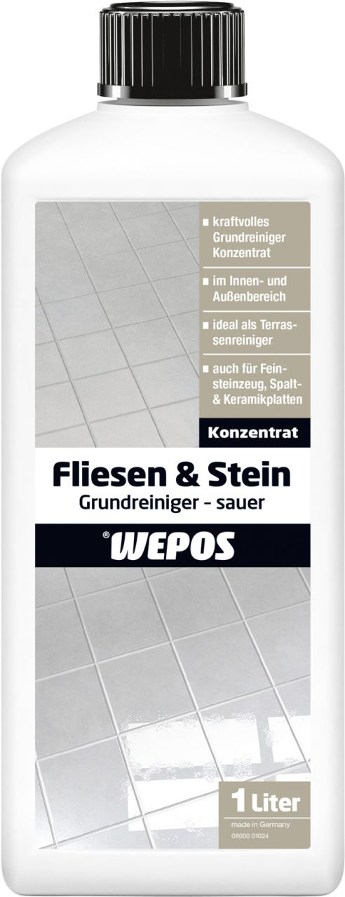 Wepos Fliesen- und Steinreiniger 1 L