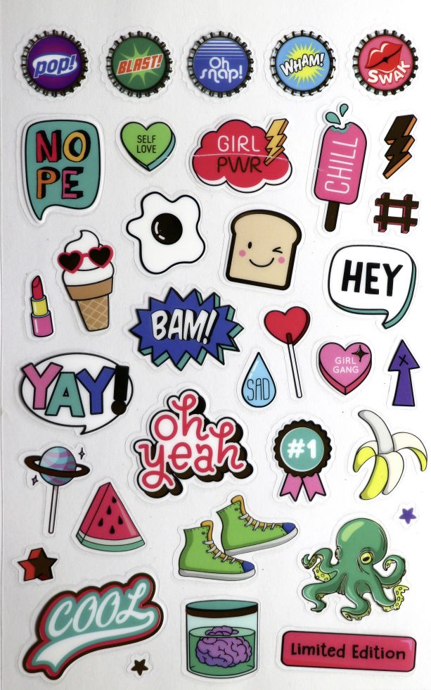 Glorex Sticker-Buch Retro Pop Art