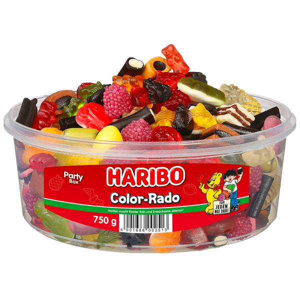 Haribo Fruchtgummi ColorRado 750g Dose 750 g