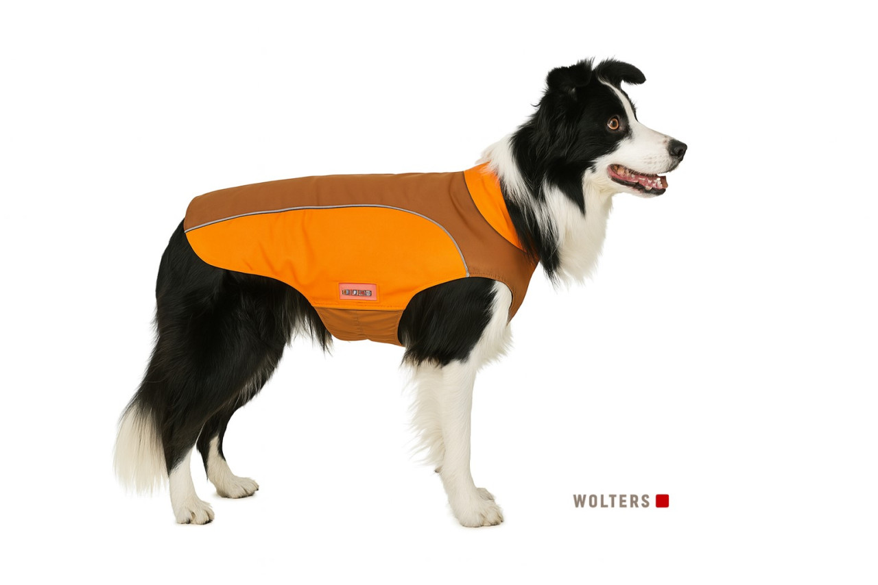Wolters Hundebekleidung Regenjacke Easy Rain braun/orange
