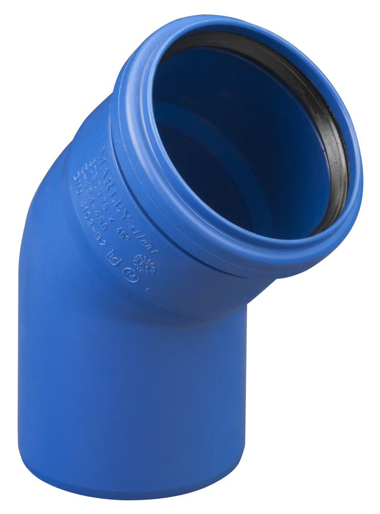Marley HT-Bogen DN 110 Schallgedämmt, 45°