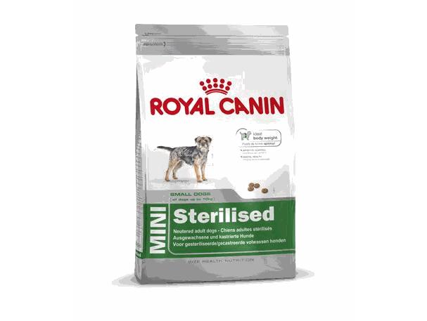 Royal Canin Sterilised Hundetrockenfutter Adult Mini 8 kg Geflügel