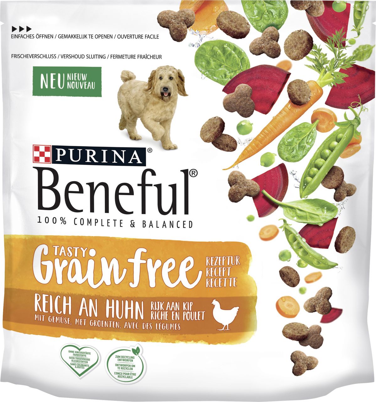 Purina Beneful Hundetrockenfutter Adult 1,2 kg Geflügel