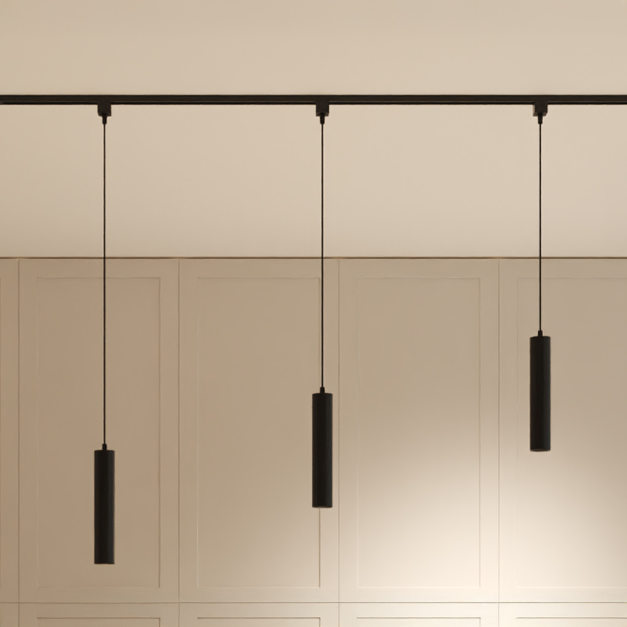 Philips Pendelleuchte 3er Pendel Paxie Easy Link schwarz