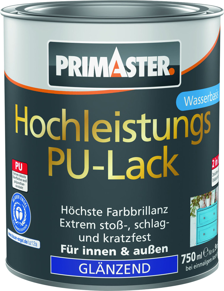Primaster Hochleistungs PU-Lack weiß glänzend 750 ml