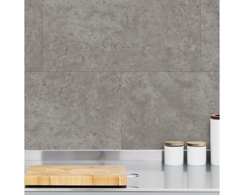 Grosfillex Kunststoffpaneel GX Wall+ Grey Concrete 60 x 30 cm 5 mm