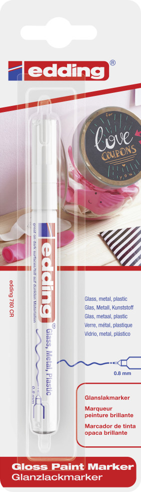 edding 780 Glanzlackmarker weiß