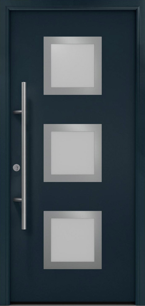 EcoStar Haustür ISOPRO Secur IPS 810S RC2 anthrazitgrau 110 x 210 cm