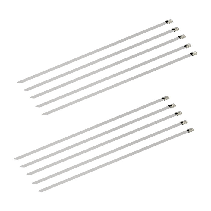 Schwaiger Edelstahl-Kabelbinder 7,9 x 400 mm 10 Stück