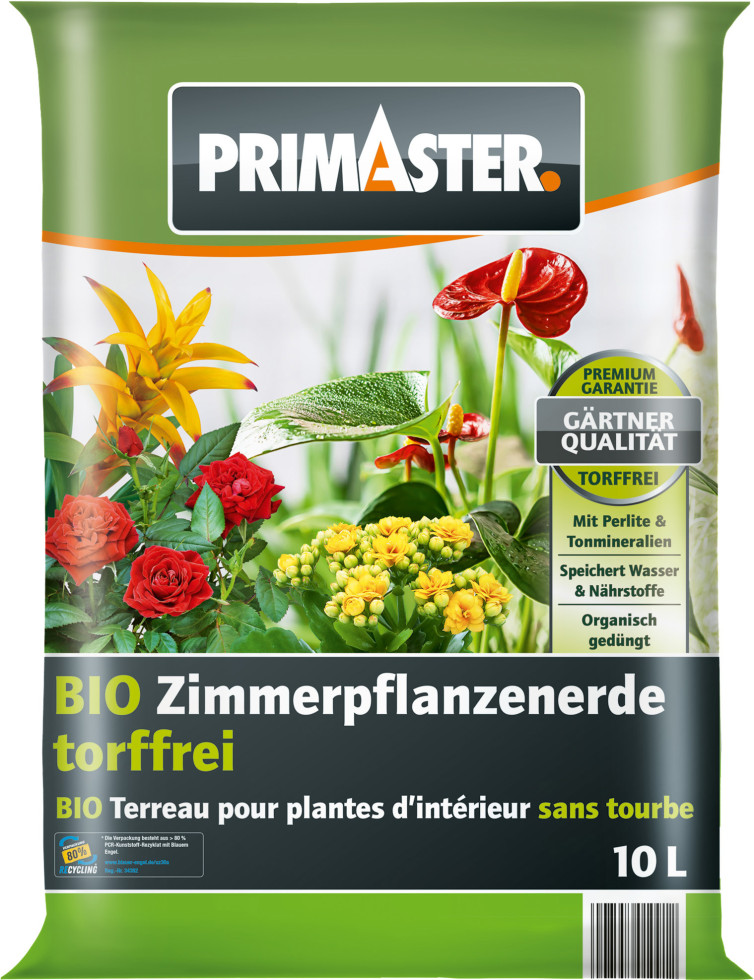 Primaster Bio Zimmerpflanzerde torffrei 10 L