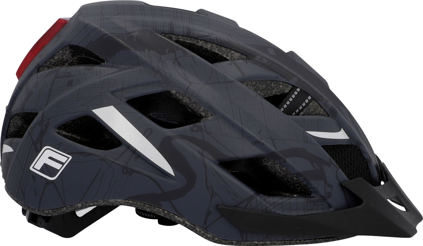 Fischer Fahrradhelm Urban Plus Brooklyn S/M schwarz matt