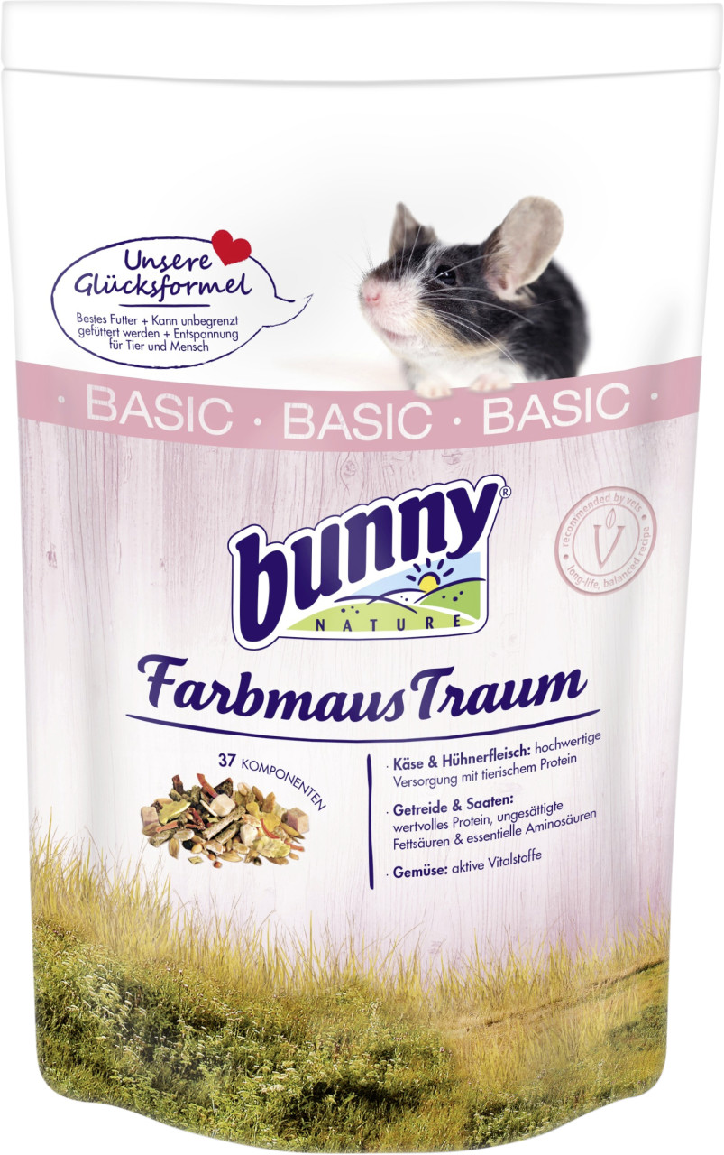 bunny FarbmausTraum BASIC 500g für Farbmäuse