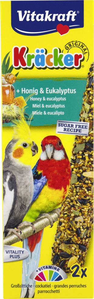 Vitakraft Kräcker Honig & Eukalyptus 2 Stück / 180 g