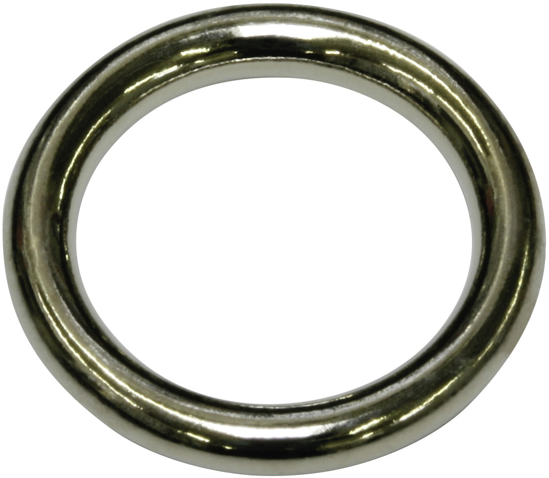 Gardinia Hohlring nickel, 25 Stück