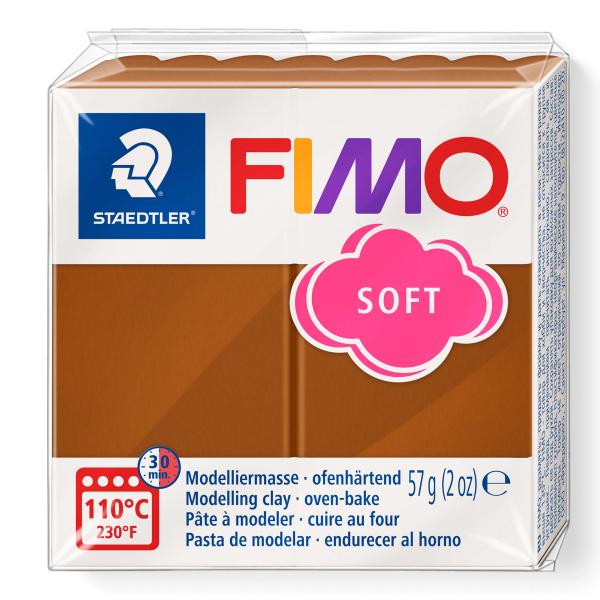 Fimo Soft caramel 57 Gramm