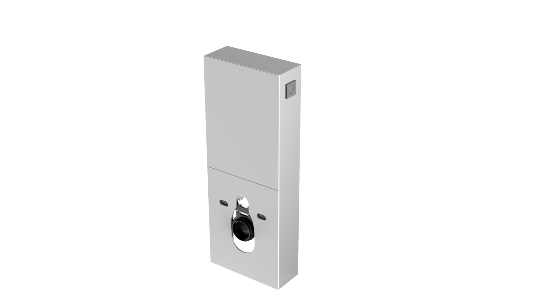 Primaster Vorwandelement Wand-WC inkl. Spülkasten 100 x 38 cm weiß