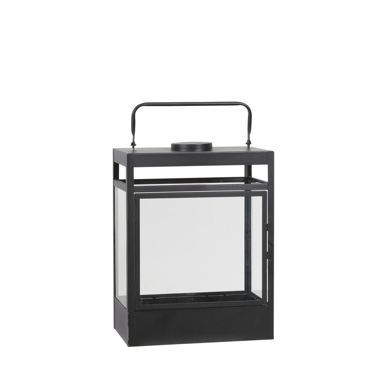Mica Laterne Flint schwarz 28 x 17,5 x 37,5 cm