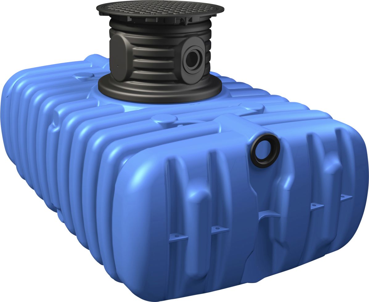 4rain Flat S Flachtank 4500 L inkl. Schachtverlängerung, begehbar