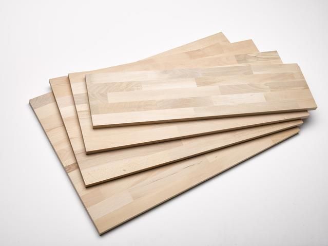 Leimholz Buche 240 x 40 x 2,7 cm