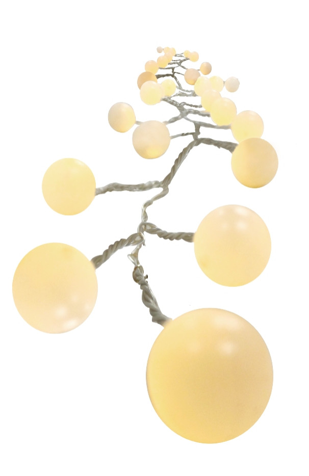 TrendLine Lichterkette Kunststoff 60 cm L weiß