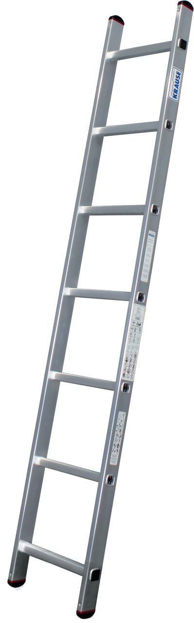 Krause Anlegeleiter Corda 1 x 7 Sprossen Arbeitshöhe ca. 2,95 m