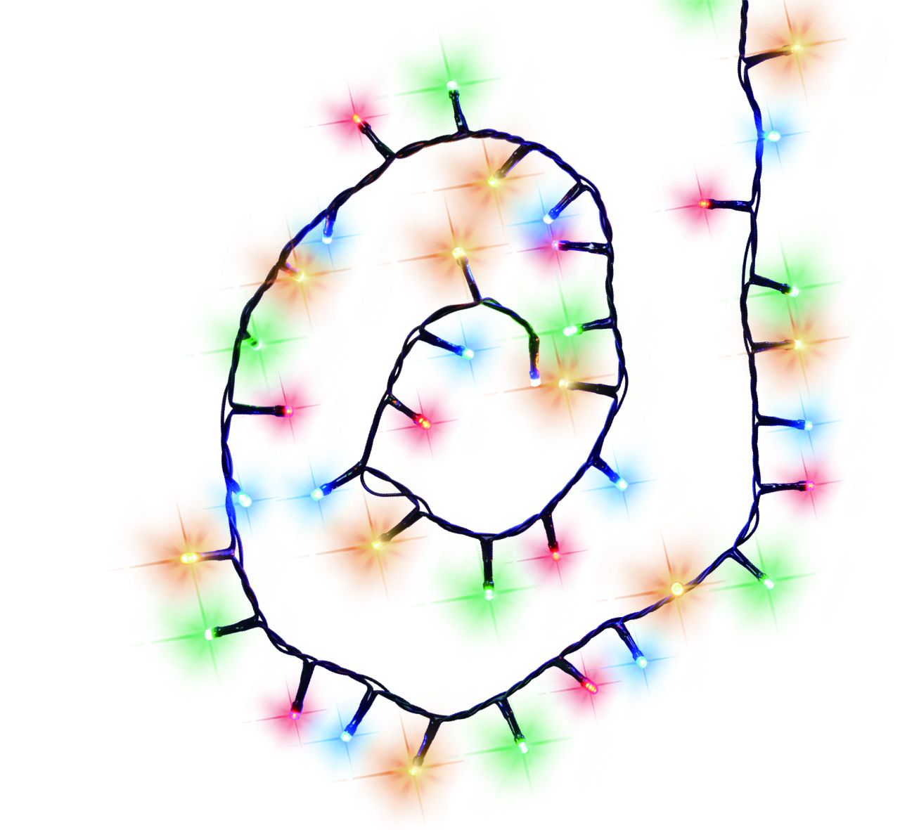 TrendLine LED-Lichterkette Premium Plus Außen 29 m bunt (RGB) mit Fernbedienung, Timer, Dimmer, 8 Li