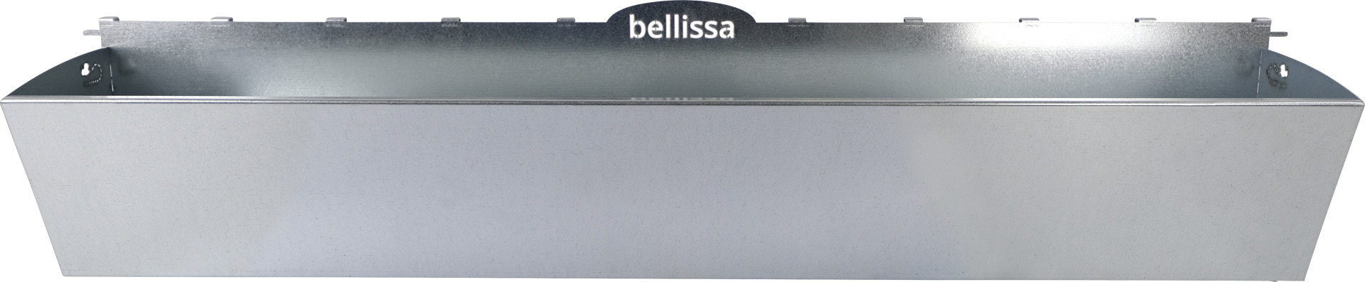 Bellissa Pflanzkasten Origami L, silber, 104 x 17,5 x 23 cm, verzinkter Stahl