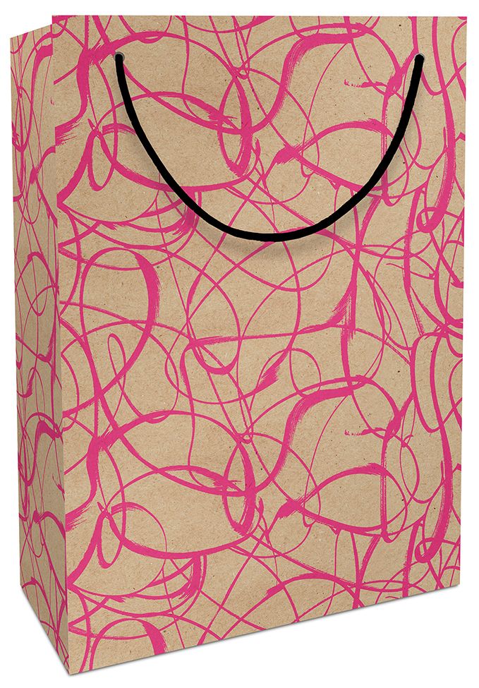 Braun & Company Geschenktasche Modern pink 23 x 33 x 11 cm