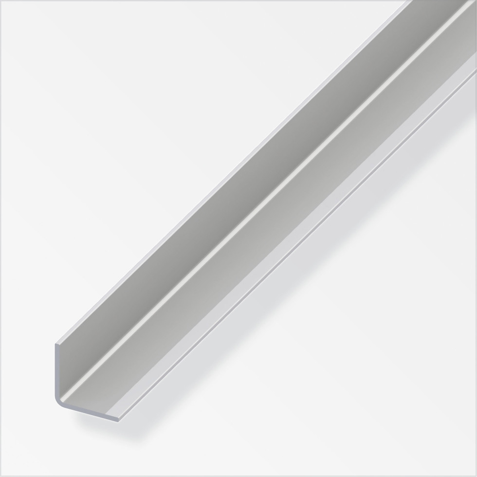 alfer Winkel 1 m, 25 x 25 mm EdelStahl roh natur