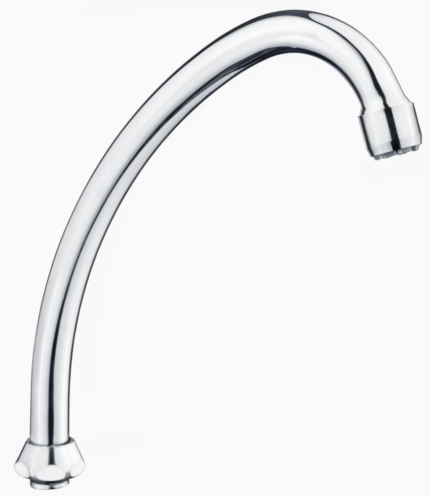 Cornat Rohrauslauf Hu-Form Niederdruck verchromt 18 cm
