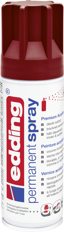 edding 5200 Permanent Spray Premium purpurrot matt Acrylic Paint