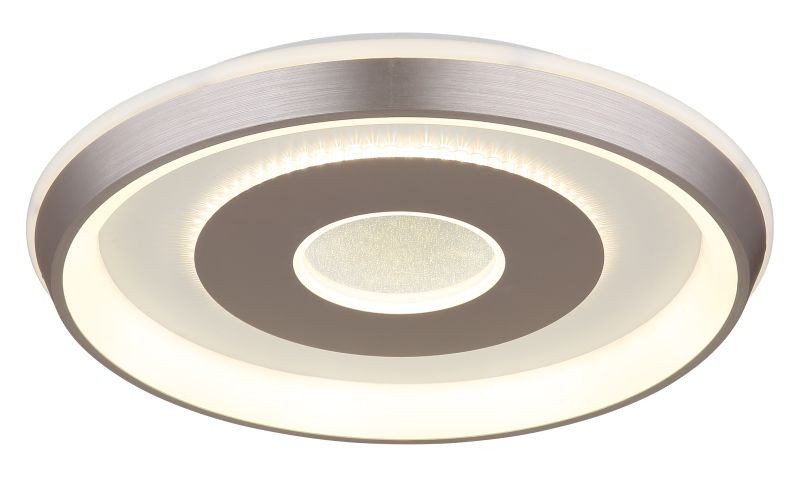 Globo Deckenleuchte Williamson Ø 49 x 7 cm weiß matt warmweiß-kaltweiß