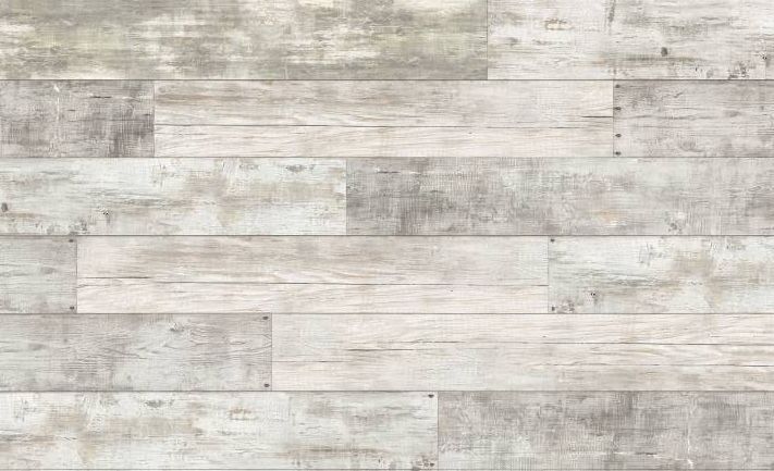 Grosfillex Kunststoffpaneele Element 3D 260 x 37,5 cm, 8 mm Rustik weiß Mix