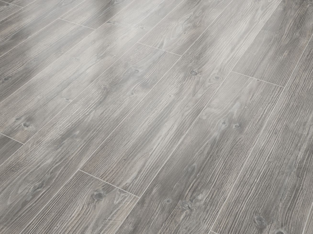 Classen Laminat 7 mm 4V 128,6 x 19,4 cm 7 mm Kiefer grau