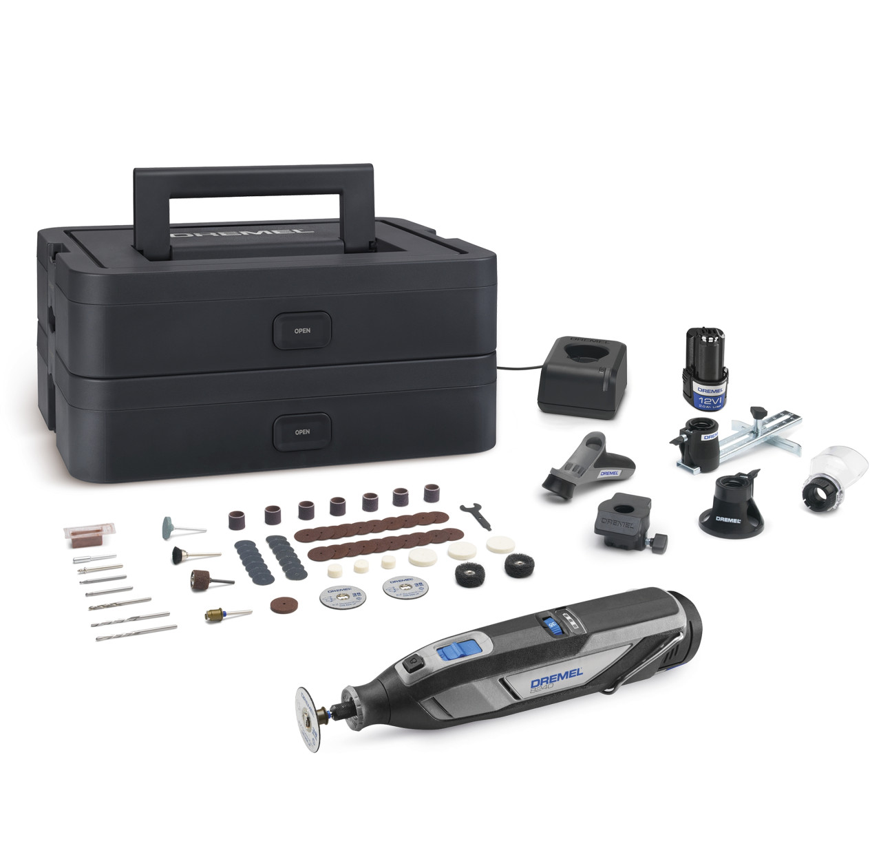 Dremel Akku-Multifunktionswerkzeug 8240-5/65 Platinum+ 12V mit Aufbewahrungskoffer
