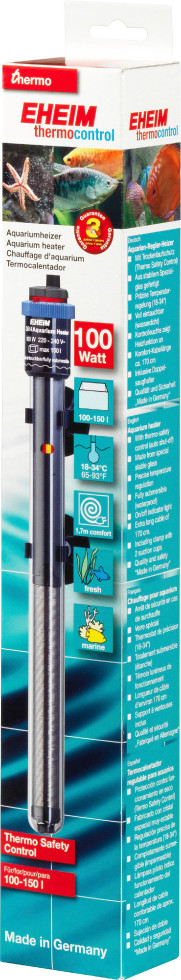 Eheim thermocontrol 100 Aquarienheizer Temperatur-Einstellung 18 bis 34 °C