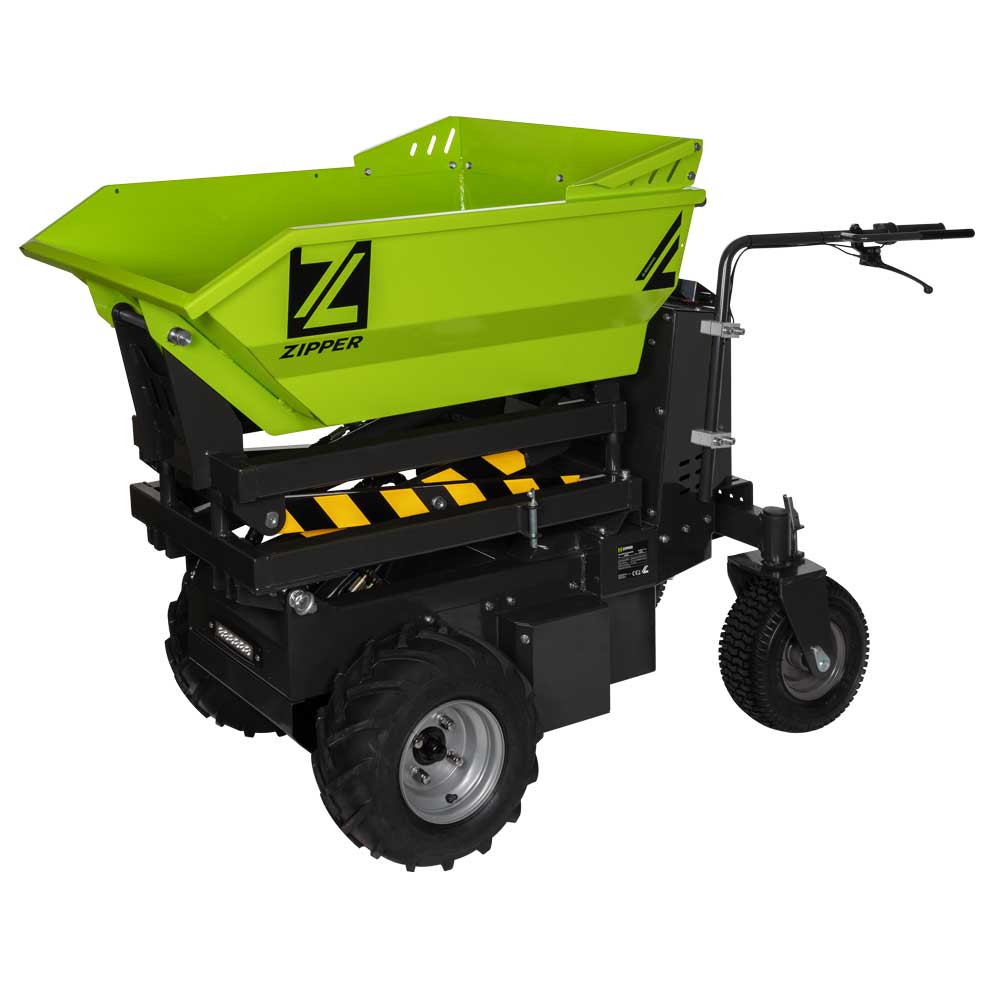 Zipper Elektro-Rad-Dumper ZI-ED600HKS mit Scherenhubfunktion