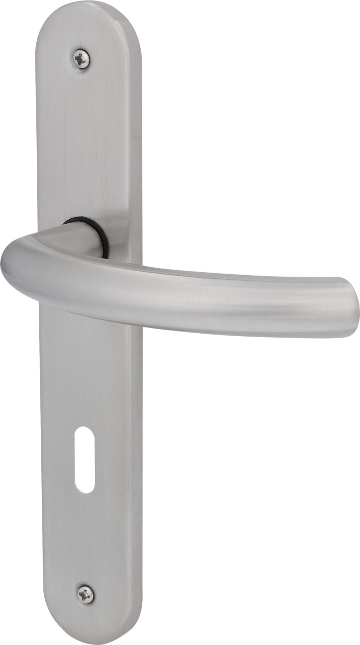 Südmetall Türgriff-Garnitur Langschild Jillian BB Edelstahl satiniert silber 235 x 40 mm