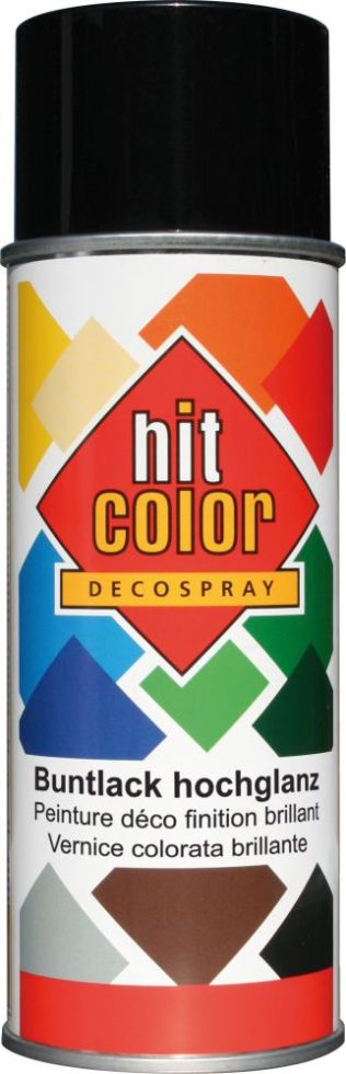 Belton Hitcolor Lackspray 400 ml tiefschwarz hochglanz
