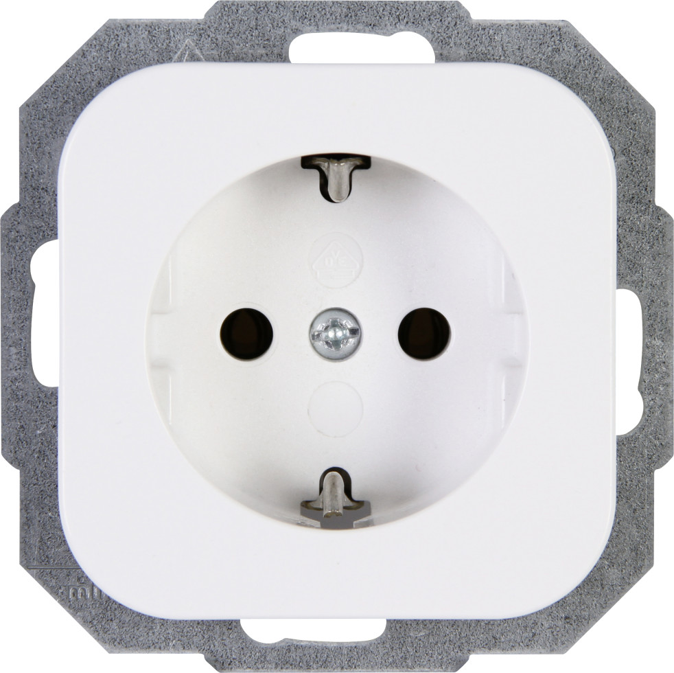 Kopp Schutzkontaktsteckdose Typ F Donau arktisweiß 914002000