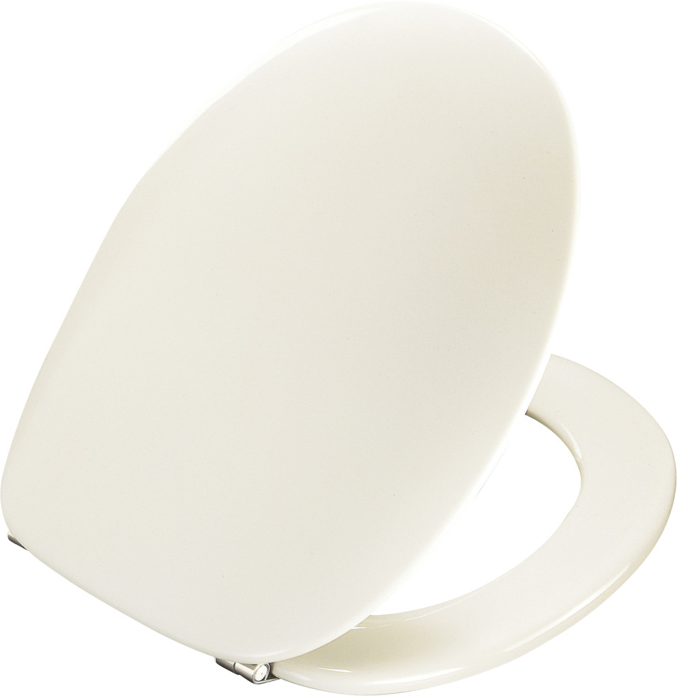 Pressalit WC-Sitz 2000 Duroplast, mit Edelstahl-Scharnieren pergamon