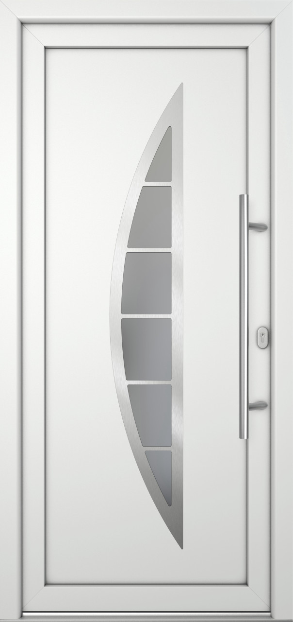 Meeth Haustür Signum Pro PVC Modell 28 98 x 208 cm DIN Rechts weiß