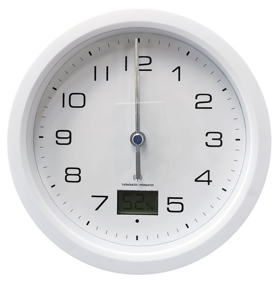 Technoline Funkwanduhr WT 3100 weiß